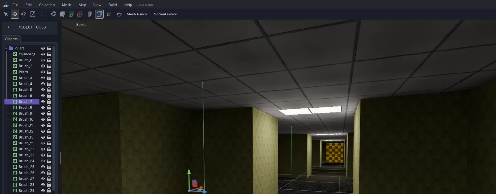 BrosoForgejo - a brush-based 3D level editor